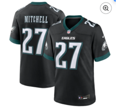 Men 2026 Philadelphia Eagles #27 Mitchell black Nike Limited NFL Jersey->philadelphia eagles->NFL Jersey